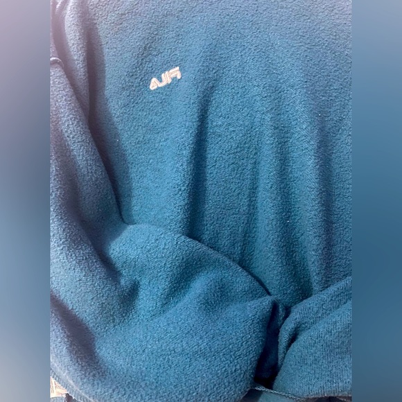 🔴 Deep Teal Blue Fila Fleece Lined Women’s Heavyweight Hoodie - Picture 8 of 8